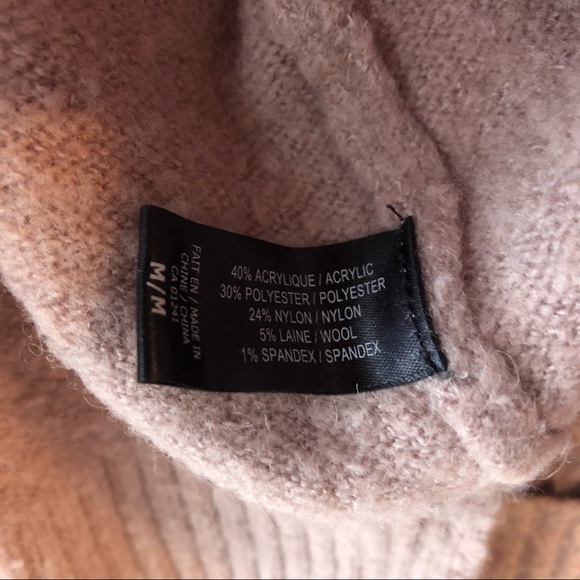 Stretchy and Comfy Blush Pink Sweater - Picture 3 of 3